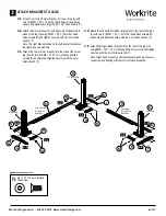 Preview for 5 page of Workrite Ergonomics ST2E-5472-4272EOC Series Assembly/Installation Instructions