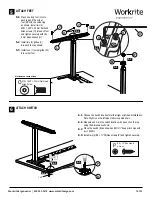 Preview for 7 page of Workrite Ergonomics ST2E-5472-4272EOC Series Assembly/Installation Instructions