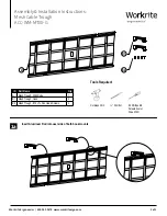 Workrite ergonomics ACC-WM-MT G Series Assembly/Installation Instructions preview