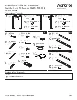 Workrite ES2E5472EOC Assembly & Installation Manual preview