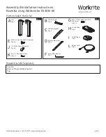 Предварительный просмотр 1 страницы Workrite ES3E30-48 Assembly And Installation Instructions Manual