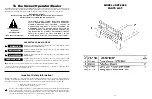 Предварительный просмотр 4 страницы Worksaver FLPF-2000 Owner'S/Operator'S Manual