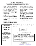 Preview for 6 page of Worksaver HK-307 Owner'S Manual