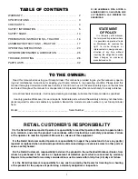 Preview for 2 page of Worksaver SG-26A Owner'S Operation Manual