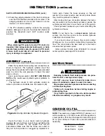 Preview for 20 page of Worksaver SG-26A Owner'S Operation Manual