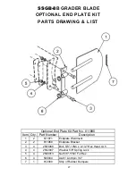 Preview for 29 page of Worksaver SSGB-8B Owner'S/Operator'S Manual