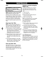 Preview for 12 page of Workshop WS0300VA Owner'S Manual