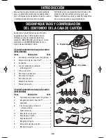 Preview for 20 page of Workshop WS0300VA Owner'S Manual