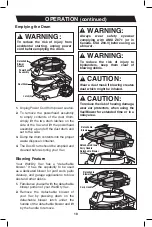 Preview for 10 page of Workshop WS0400DE1 Owner'S Manual