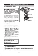 Preview for 14 page of Workshop WS0400DE1 Owner'S Manual