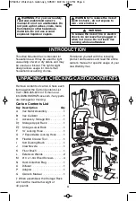 Preview for 4 page of Workshop WS0500WM0 Owner'S Manual