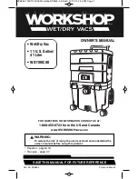 Preview for 1 page of Workshop WS1100CA Owner'S Manual