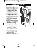 Preview for 13 page of Workshop WS1100CA Owner'S Manual