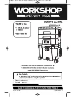 Preview for 1 page of Workshop WS1100CA0 Owner'S Manual