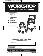 Preview for 1 page of Workshop WS1200SS0 Owner'S Manual