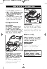 Предварительный просмотр 38 страницы Workshop WS1200VAEX Owner'S Manual