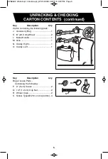 Preview for 5 page of Workshop WS1400CA Owner'S Manual