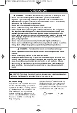 Preview for 10 page of Workshop WS1400CA Owner'S Manual