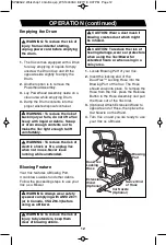 Preview for 12 page of Workshop WS1400CA Owner'S Manual