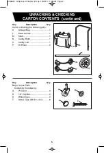 Preview for 5 page of Workshop WS1600SS Owner'S Manual