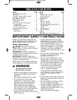 Preview for 2 page of Workshop WS1600SS0 Owner'S Manual