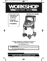 Preview for 19 page of Workshop WS1600SS0 Owner'S Manual