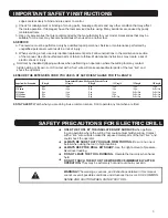 Preview for 3 page of Worksite ED142 Operator'S Manual