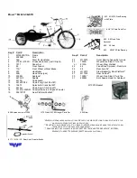 Preview for 4 page of Worksman Stretch Mover M2620-CB-STR Assembly Instructions And Parts List