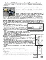 Preview for 1 page of Worksman WTC4X4 Assembly Manual And Parts List