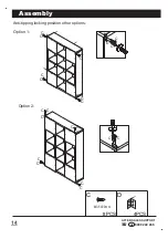 Preview for 15 page of Workspace Moda 12 Cube cubby Instruction Manual