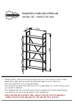 Workzone ASPECT BC1800 Assembly & Instruction Manual предпросмотр