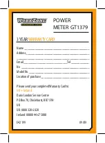 Предварительный просмотр 17 страницы Workzone GT1379 User Manual