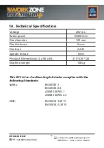 Preview for 30 page of Workzone Titanium+ AG36 Instruction Manual