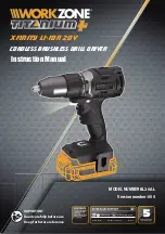 Workzone Titanium+ BL20AL Instruction Manual preview