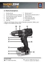 Preview for 6 page of Workzone Titanium+ BL20AL Instruction Manual