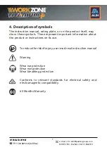 Preview for 7 page of Workzone Titanium+ BL20AL Instruction Manual