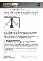 Preview for 20 page of Workzone Titanium+ BL20AL Instruction Manual