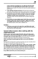 Preview for 11 page of Workzone WMW 300-1 User Manual