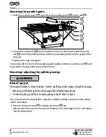 Предварительный просмотр 22 страницы Workzone WZTS 1702 User Manual