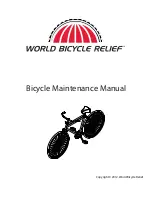 Preview for 1 page of World bicycle relief Bicycle Maintenance Manual