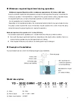 Preview for 8 page of World Chemical 5002GWN1-HP Instruction Manual