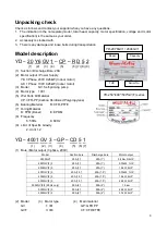 Preview for 5 page of World Chemical Super Mag YD-20A6GV1 Instruction Manual