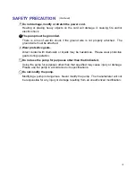 Preview for 4 page of World Chemical YD-25NSF Instruction Manual