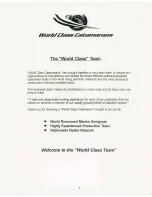 Preview for 3 page of World Class Catamarans 226SF Owner'S Manual