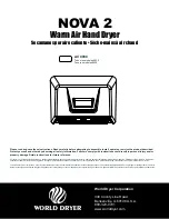 Preview for 1 page of World Dryer 0930 Manual