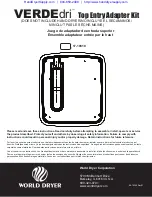 Preview for 1 page of World Dryer 17-10310 Quick Start Manual