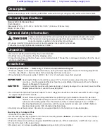 Preview for 2 page of World Dryer 17-10310 Quick Start Manual