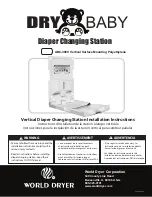 World Dryer DRY BABY Installation Instructions Manual preview