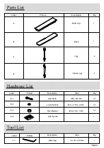 Предварительный просмотр 2 страницы World Market 468259 Assembly Instructions Manual