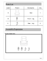 Предварительный просмотр 2 страницы World Market 492142 Assembly Instructions